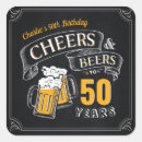 Search for retro beer stickers Cheers and beers