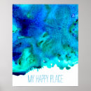 Search for happy place art Watercolor