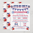 Search for 4 string invitations Patriotic party celebration