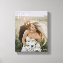 Search for wedding canvas prints Newlywed
