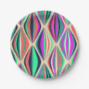 Search for mid century modern patterns paper plates Fun