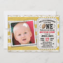 Search for sports 1st birthday invitations Cute