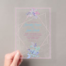 Search for gems wedding invitations Geometric