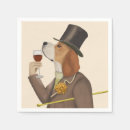 Search for funny wine napkins Animal lovers