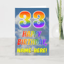 Search for 33 birthday cards 33 years old