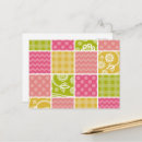 Search for checkered pattern postcards For her