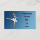 Search for ballets business cards School