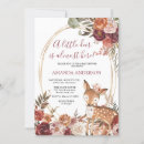 Search for little deer baby shower invitations Floral
