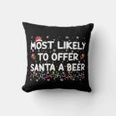 Search for beer cushions Santa