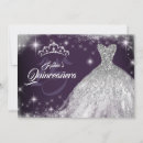 Search for diamond quinceanera invitations Silver