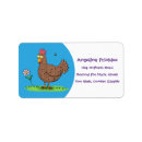 Search for fowl return address labels Cute