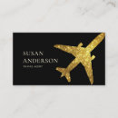 Search for airplane business cards Aviation