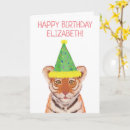 Search for tiger birthday cards Funny