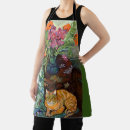 Search for flower drawing aprons Illustration