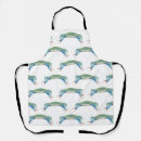 Search for wild animal aprons Blue