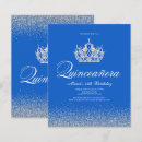 Search for royal blue silver birthday Quinceanera