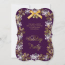 Search for purple silver christmas invitations Corporate