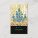 Search for chandelier business cards Green