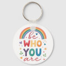Search for be who you are key rings Pride
