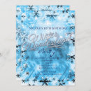 Search for blue winter wonderland invitations Elegant