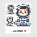 Search for cosmic cat stickers Astronaut