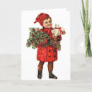 Search for victorian boy christmas cards Red