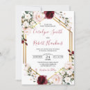 Search for gold geometric wedding invitations Botanical nature