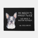 Search for boston terrier doormats Animal
