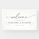 Search for welcome wedding banners Calligraphy script typography