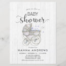 Search for carriage baby boy shower invitations It's a boy