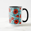 Search for red poppy paintings mugs Nature