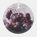Search for red cherry christmas tree decorations Cherries