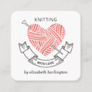 Search for knitting business cards Craft