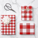 Search for red and white gingham wrapping paper Classic