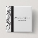 Search for classy square badges Black and white