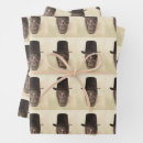 Search for vintage hats wrapping paper Gothic