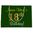 Search for green gold gift bags Luxurious