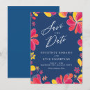 Search for tropical floral save the dates Colourful