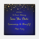Search for royal blue save the date magnets Elegant