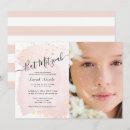 Search for photo bar bat mitzvah invitations Watercolor