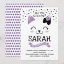 Search for black kitty invitations Girl