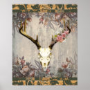 Search for deer skull art Rustic