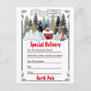 Search for letter from santa postcards North pole