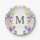 Search for lavender bridal shower plates Rustic