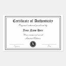 Search for authenticity stickers Elegant