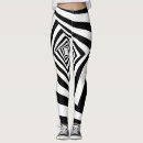 Search for black white optical illusion leggings Zebra