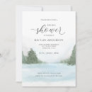 Search for snow bridal shower invitations Watercolor