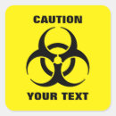 Search for warning symbol stickers Biohazard