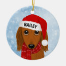 Search for long haired dachshund christmas tree decorations Wiener dog