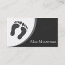 Search for foot business cards Modern